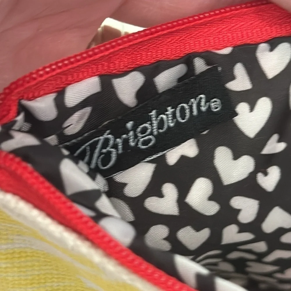 Brighton Canvas Zip Makeup Bag 2018 Fashionistas Love From Brighton Heart NWT